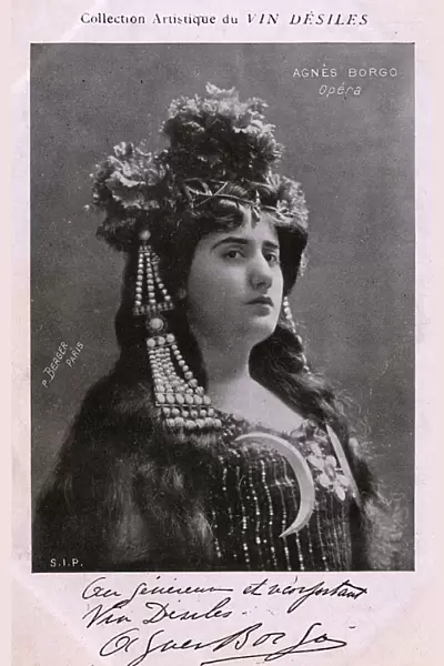 French (Corsican) Opera star - Agnes Borgo, Soprano