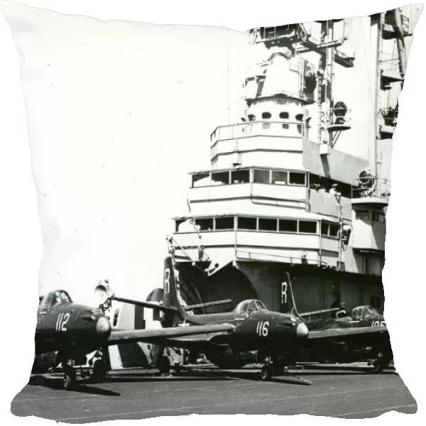 McDonnell FH-1 Phantoms aboard the USS Franklin D. Roose?