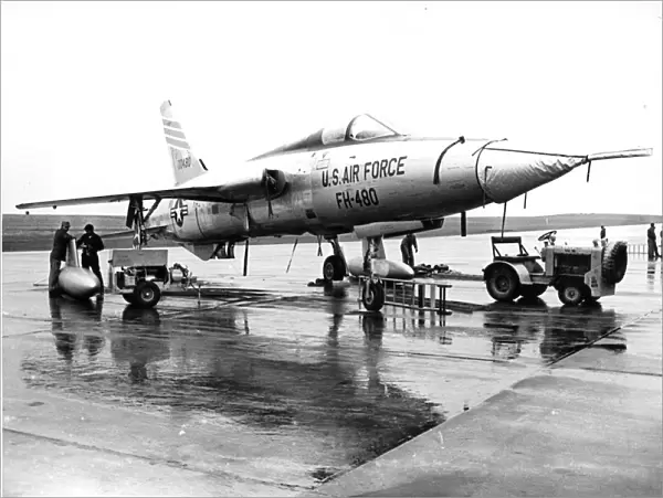 Republic F-105D Thunderchief, 60-0480, at Bitburg, Germa?