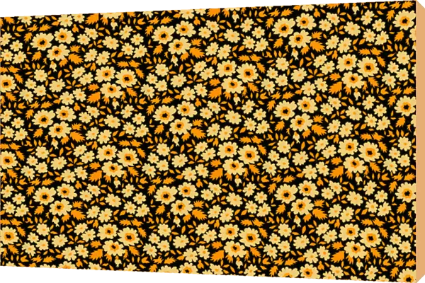 Repeating Pattern - Yellow Flowers