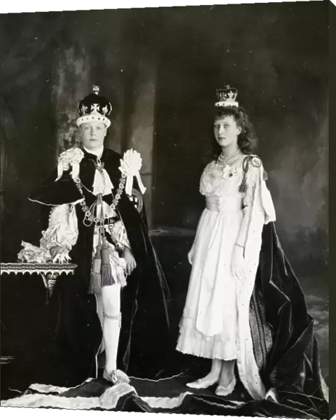 Prince Edward and Princess Mary at the 1911 coronation