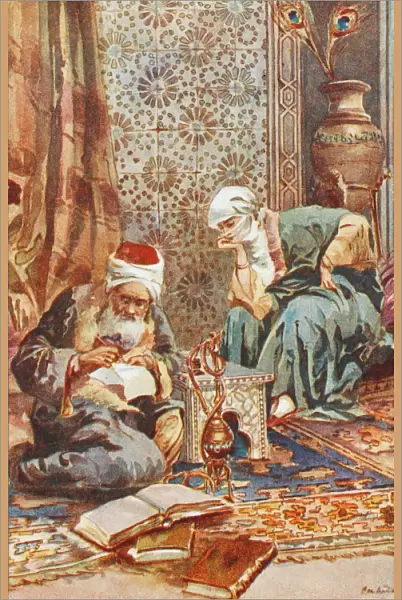 Interior of the Harem with a scribe