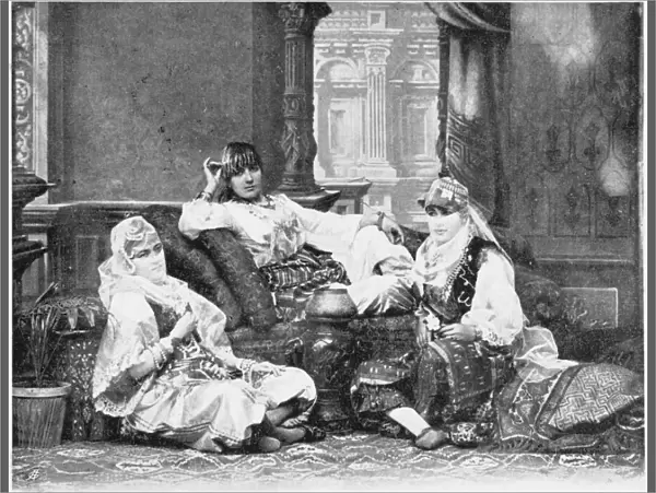 Group of girls of the Harem, Port Said