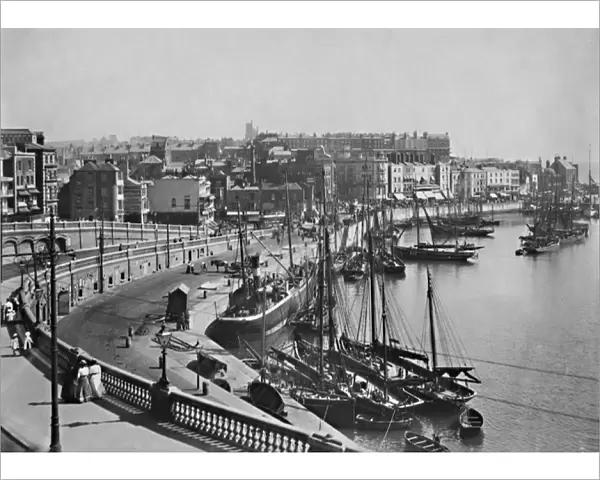 Ramsgate, Kent - Habour scene with boats
