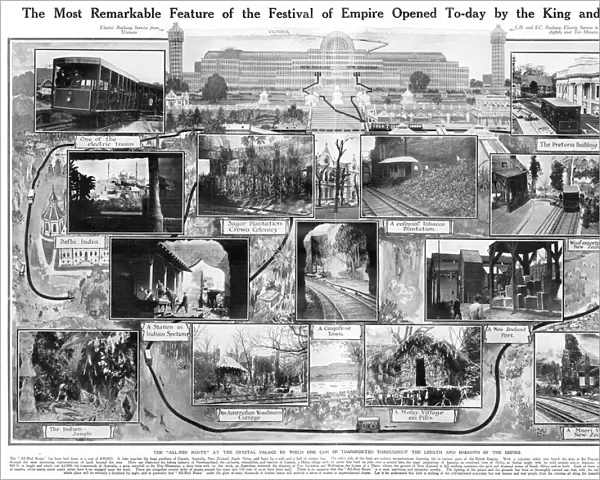 All-Red Route at the Festival of Empire, 1911