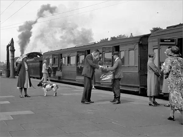 Scene at Salisbury Railway Station