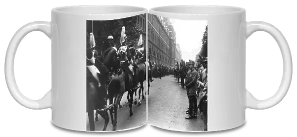 Household Cavalry in Peace Day Victory parade, 1919