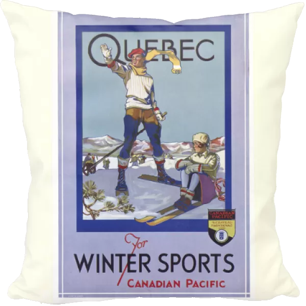 Poster design for Quebec Winter Sports