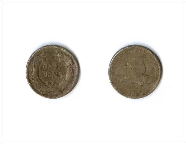 American coin, one cent