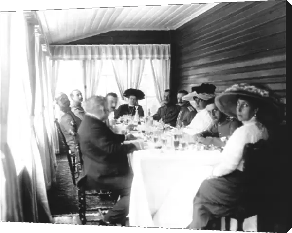 Russian Aristocracy Enjoying a Luncheon