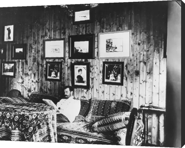 Tsar Nicholas II in his hunting Lodge, 1894