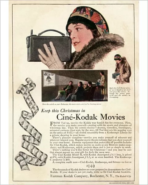 Advert for Kodak movies