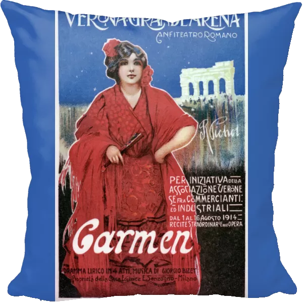 Advertisement for Carmen, playing at the Grande Arena