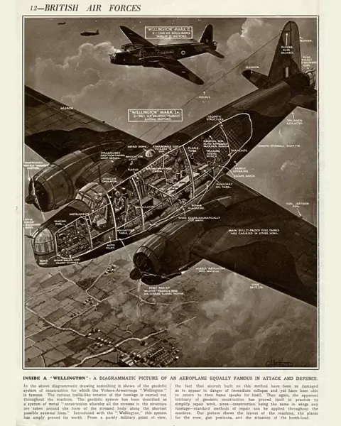 Two Wellington bombers by G. H. Davis