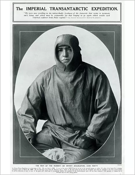 Sir Ernest Henry Shackleton, polar explorer
