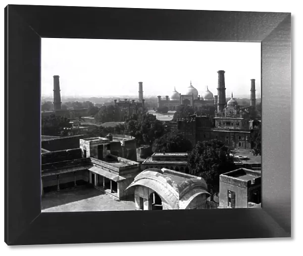 View from the Palace, Lahore, Punjab (now Pakistan)