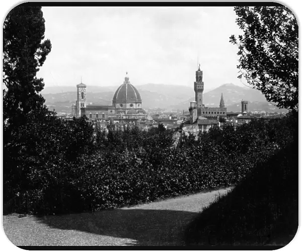Florence from the Boboli Gardens, Italy