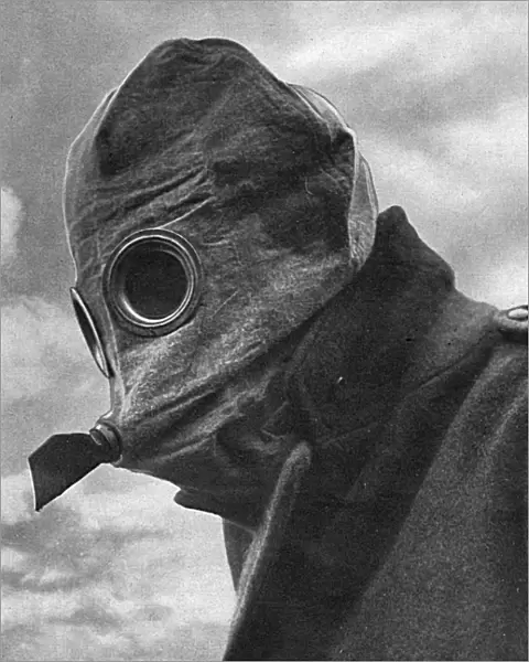 Gas helmet, WW1
