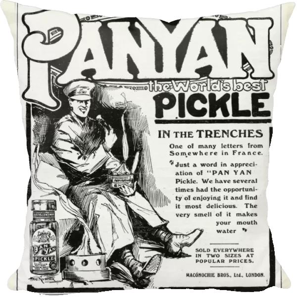 Advertisement for Pan Yan Pickle, WW1