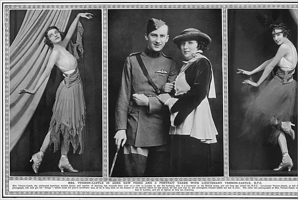 Lieutenant and Mrs Vernon Castle, dancers