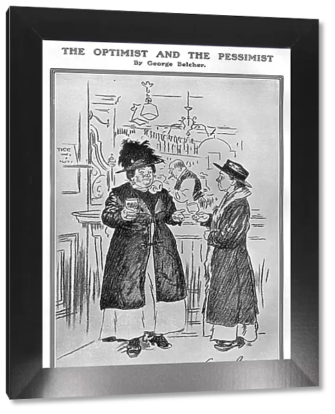The Optimist & the Pessimist by George Belcher, WW1