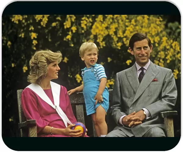 Royal Family- Prince Charles, William and princess Diana