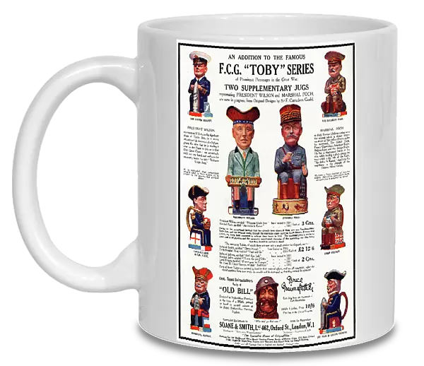 Wartime Toby jugs, WW1