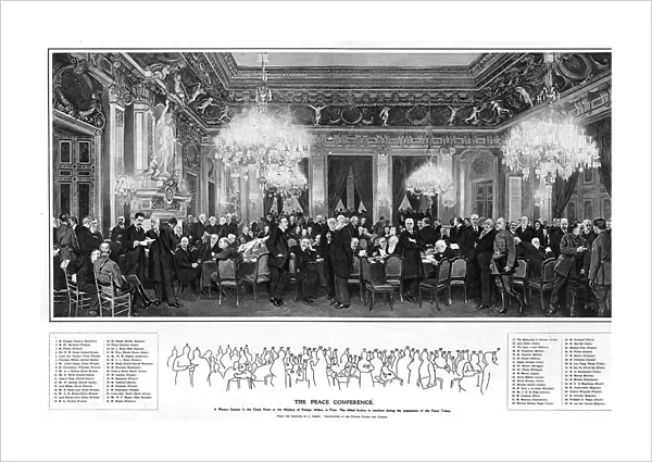 The Peace Conference - the treaty of Versailles, 1919