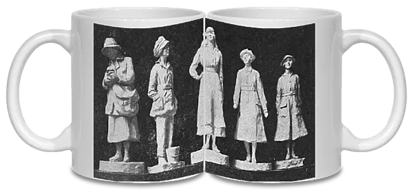Women war workers by the sculptor Clare Sheridan