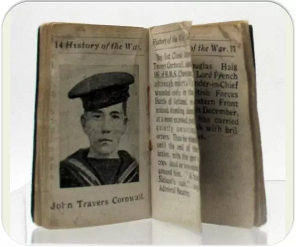 Cloth bound miniature History of the Great War