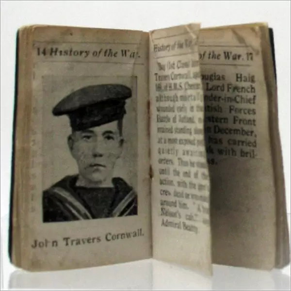 Cloth bound miniature History of the Great War