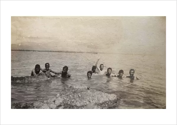 Kingston scouts swimming, Jamaica