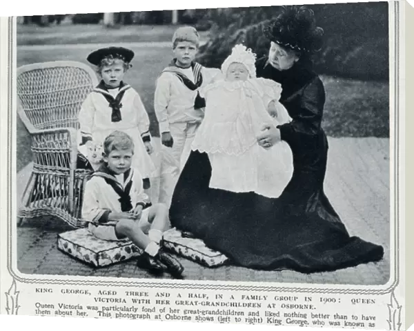 Queen Victoria with her great-grandchild