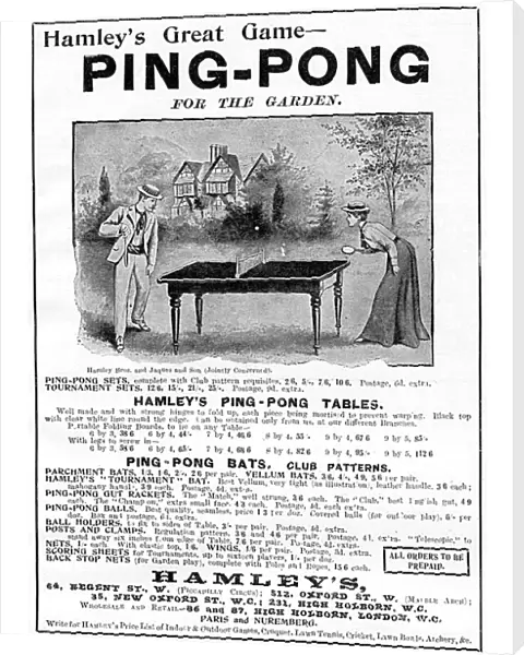 Garden Ping Pong, 1901