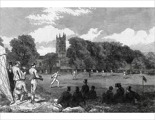 Cricket match at Winchester Eton v Winchester Colleges