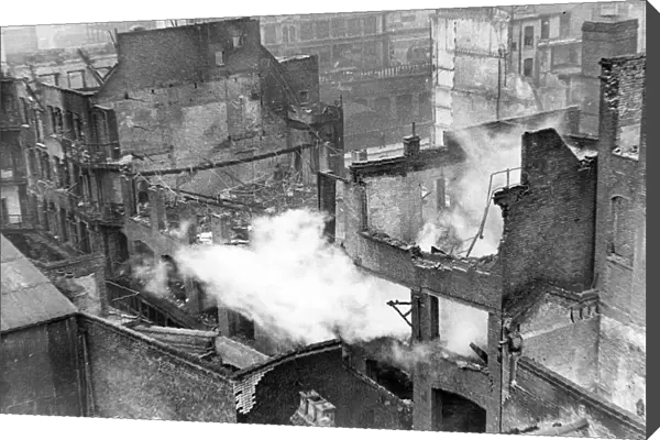 Blitz in London -- Turnmill Street, Clerkenwell, WW2
