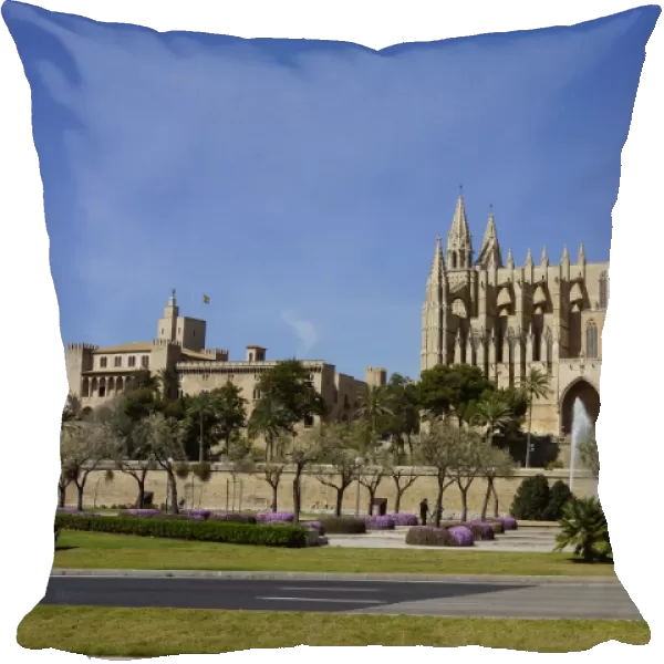 Palma, Mallorca - Cathedral Sa Seu & Almudaina Royal Palace