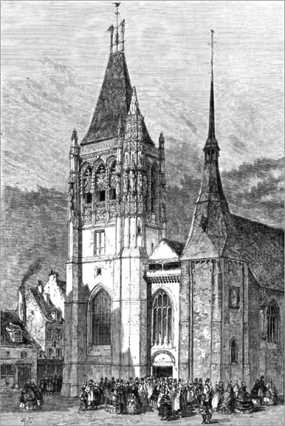 L Aigle, France - Church of Saint-Martin