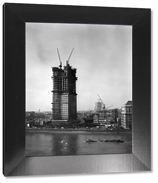 Millbank Tower under construction, London SW1