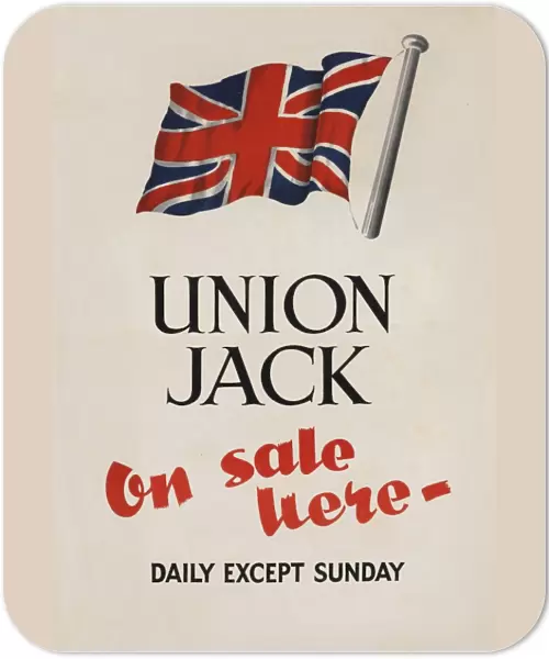 WW2 Poster -- Union Jack on sale here