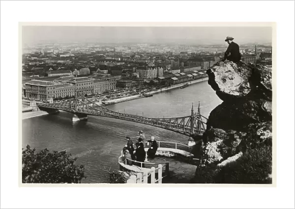 View from Saint Gellert Hill, Budapest, Hungary