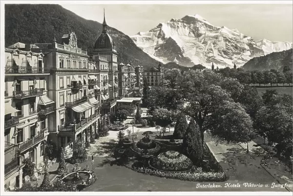 Hotels Viktoria and Jungfrau, Interlaken, Berne, Switzerland