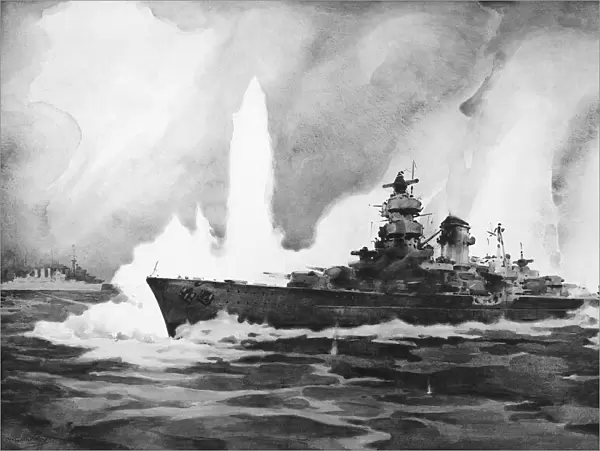 Bismarck, German battleship, WW2