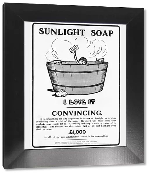 Sunlight Soap advertisement