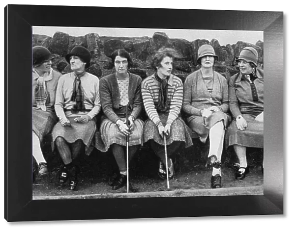 Golfers at the Redan, North Berwick