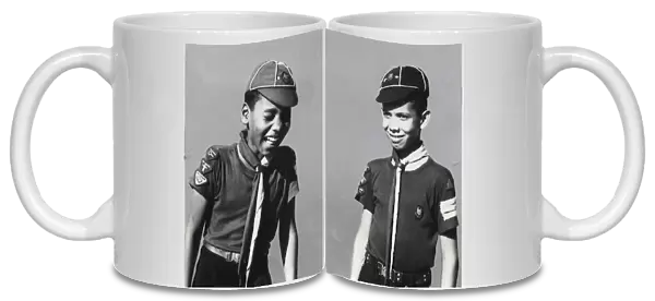 Two cub scouts from British Guyana, South America