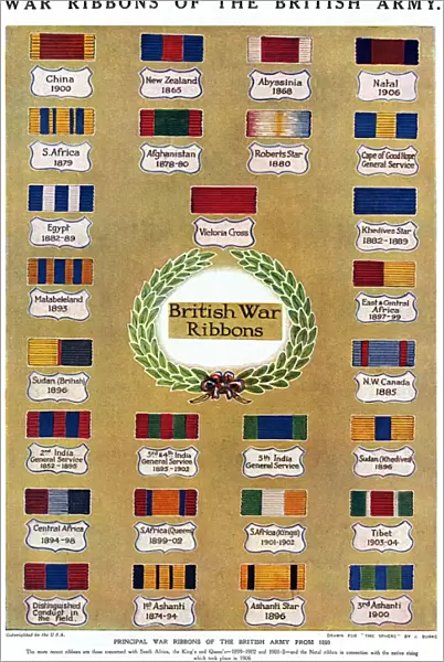 War Ribbons of the British Army, WW1