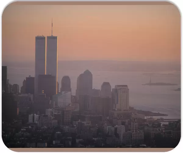 World Trade Center at Sunset