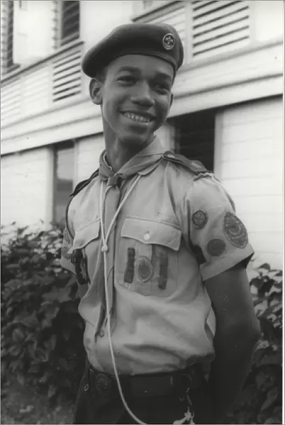 Boy scout, St Marys Own Troop, Georgetown, Guyana