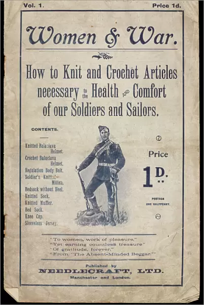 Book of patterns: Women & War - How to knit and crochet